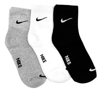 India Desire : Buy Nike Ankle Length Socks Set Of 3 Pairs At Rs 180 From Snapdeal [Selling Price Rs 398]